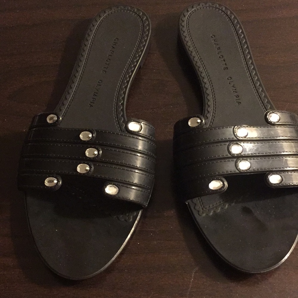 charlotte Olympia jelly sandals size XS